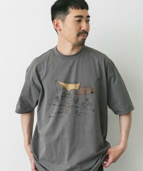 URBAN RESEARCH DOORS / アーバンリサーチ ドアーズ Tシャツ | 『別注』Snow Peak×DOORS　WaterActive Print Tee | 詳細3