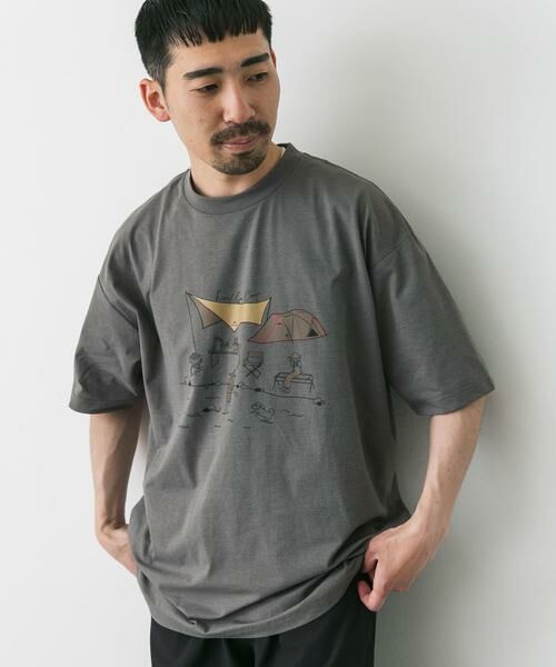 URBAN RESEARCH DOORS / アーバンリサーチ ドアーズ Tシャツ | 『別注』Snow Peak×DOORS　WaterActive Print Tee | 詳細4