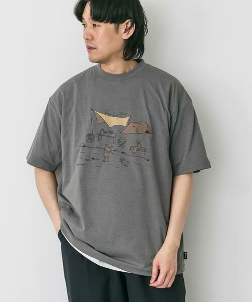 URBAN RESEARCH DOORS / アーバンリサーチ ドアーズ Tシャツ | 『別注』Snow Peak×DOORS　WaterActive Print Tee | 詳細7
