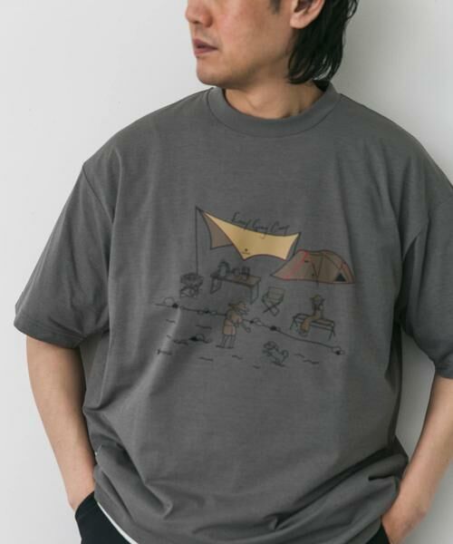 URBAN RESEARCH DOORS / アーバンリサーチ ドアーズ Tシャツ | 『別注』Snow Peak×DOORS　WaterActive Print Tee | 詳細9