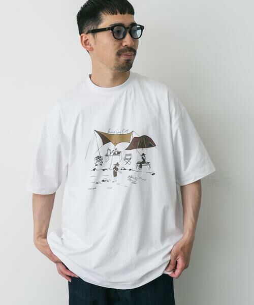 URBAN RESEARCH DOORS / アーバンリサーチ ドアーズ Tシャツ | 『別注』Snow Peak×DOORS　WaterActive Print Tee | 詳細20