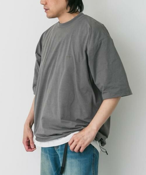 URBAN RESEARCH DOORS / アーバンリサーチ ドアーズ Tシャツ | 『別注』Snow Peak×DOORS　WaterActive Drawstring Tee | 詳細4