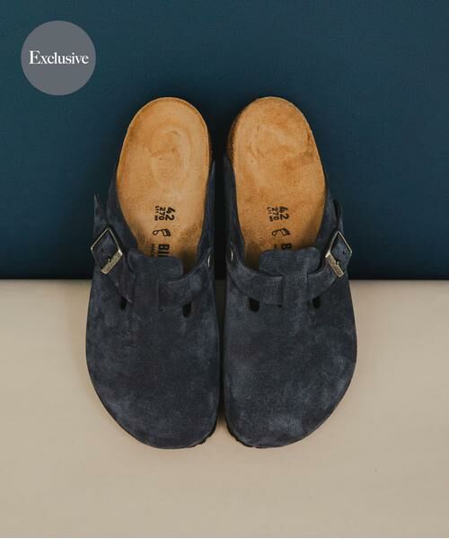 URBAN RESEARCH DOORS/アーバンリサーチ ドアーズ BIRKENSTOCK Exclusive Boston(Regular) ネイビー 41 URBAN RESEARCH DOORS/アーバンリサーチ ドアーズ BIRKENSTOCK Exclusive Boston(Regular) ネイビー 41