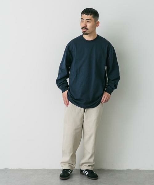 URBAN RESEARCH DOORS / アーバンリサーチ ドアーズ Tシャツ | 『別注』HANES×DOORS BEEFY-T DOORS FIT LONG-SLEEVE | 詳細6