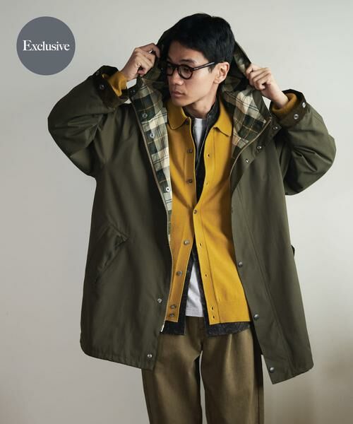 URBAN RESEARCH DOORS/アーバンリサーチ ドアーズ 『別注』Barbour×DOORS HOODED COAT カーキ 40 URBAN RESEARCH DOORS/アーバンリサーチ ドアーズ 『別注』Barbour×DOORS HOODED COAT カーキ 40