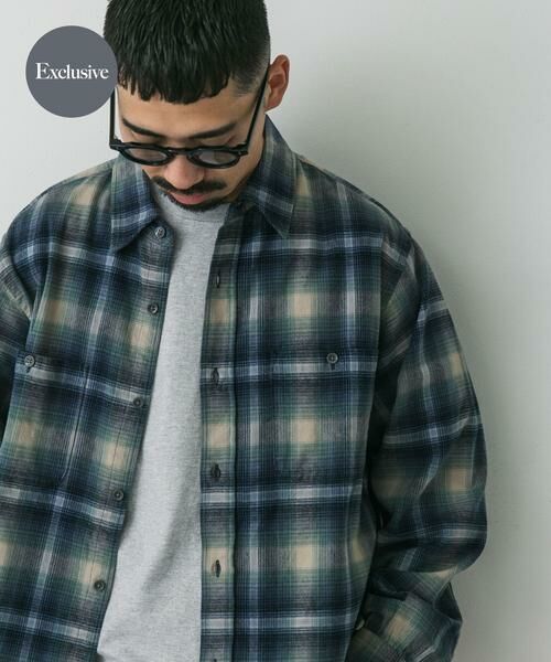 URBAN RESEARCH DOORS/アーバンリサーチ ドアーズ 『別注』PENDLETON×DOORS Guide Shirts グリーン系その他 XL URBAN RESEARCH DOORS/アーバンリサーチ ドアーズ 『別注』PENDLETON×DOORS Guide Shirts グリーン系その他 XL