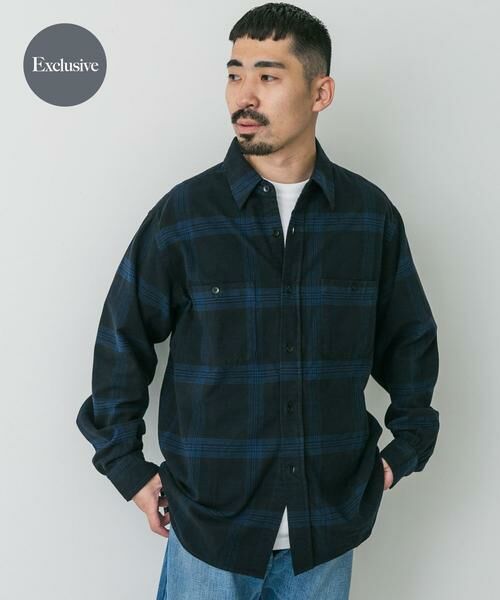 URBAN RESEARCH DOORS/アーバンリサーチ ドアーズ 『別注』PENDLETON×DOORS Guide Shirts ブルー系その他 L URBAN RESEARCH DOORS/アーバンリサーチ ドアーズ 『別注』PENDLETON×DOORS Guide Shirts ブルー系その他 L