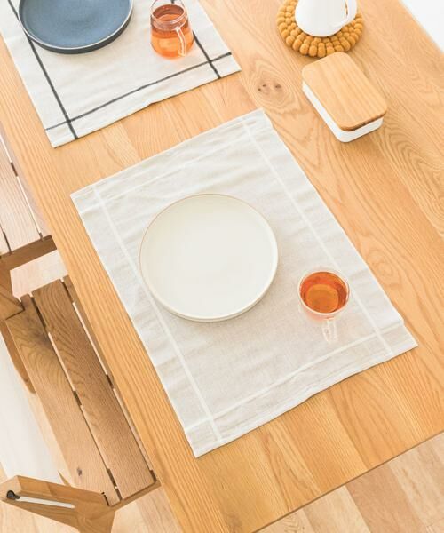 URBAN RESEARCH DOORS / アーバンリサーチ ドアーズ キッチンツール | DOORS LIVING PRODUCTS　コットンリネンランチマット ライン | 詳細1