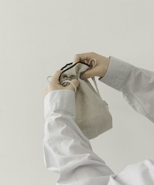 URBAN RESEARCH DOORS / アーバンリサーチ ドアーズ その他雑貨 | DOORS LIVING PRODUCTS　コットンリネンライン巾着S | 詳細2