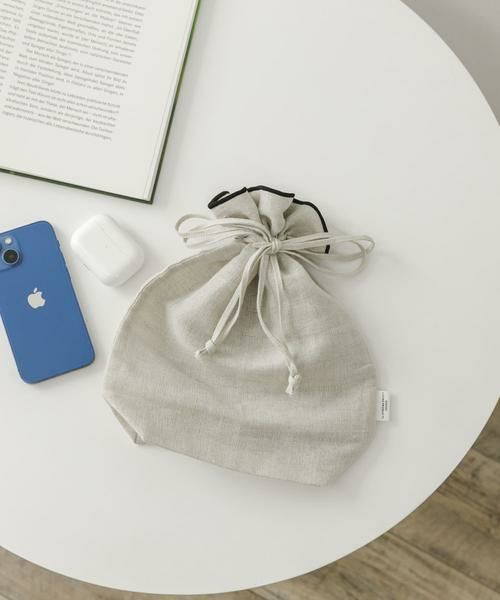 URBAN RESEARCH DOORS / アーバンリサーチ ドアーズ その他雑貨 | DOORS LIVING PRODUCTS　コットンリネンライン巾着M | 詳細2