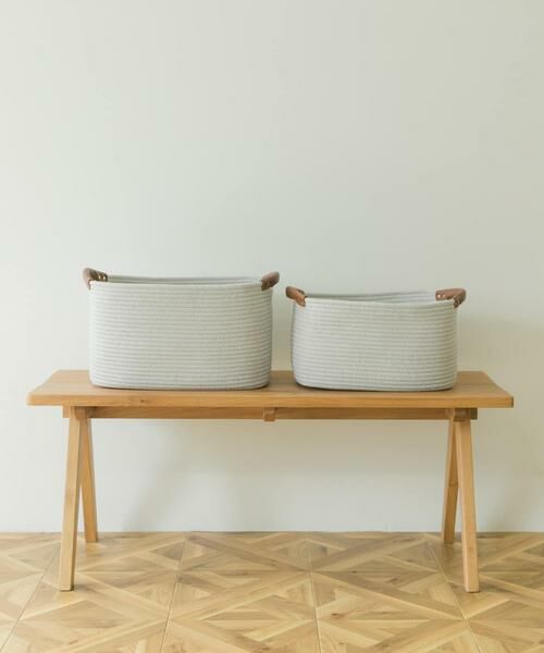 URBAN RESEARCH DOORS / アーバンリサーチ ドアーズ インテリア・インテリア雑貨 | DOORS LIVING PRODUCTS　コットンロープハンドルバスケットM | 詳細5