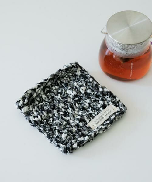 URBAN RESEARCH DOORS / アーバンリサーチ ドアーズ キッチンツール | 『別注』fog linen work×DOORS　リネンテープニットマット | 詳細1