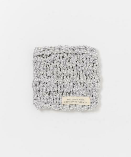 URBAN RESEARCH DOORS / アーバンリサーチ ドアーズ キッチンツール | 『別注』fog linen work×DOORS　リネンテープニットマット | 詳細10