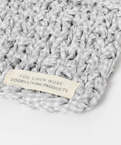 URBAN RESEARCH DOORS / アーバンリサーチ ドアーズ キッチンツール | 『別注』fog linen work×DOORS　リネンテープニットマット | 詳細11