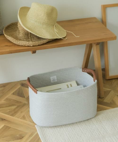 URBAN RESEARCH DOORS / アーバンリサーチ ドアーズ インテリア・インテリア雑貨 | DOORS LIVING PRODUCTS　コットンロープハンドルバスケットL | 詳細1