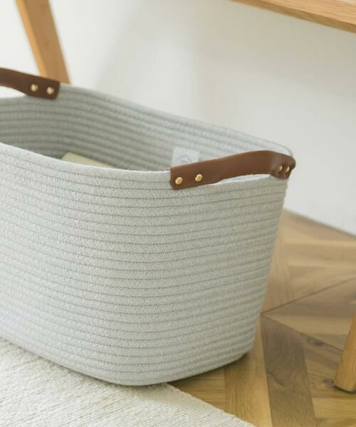 URBAN RESEARCH DOORS / アーバンリサーチ ドアーズ インテリア・インテリア雑貨 | DOORS LIVING PRODUCTS　コットンロープハンドルバスケットL | 詳細3