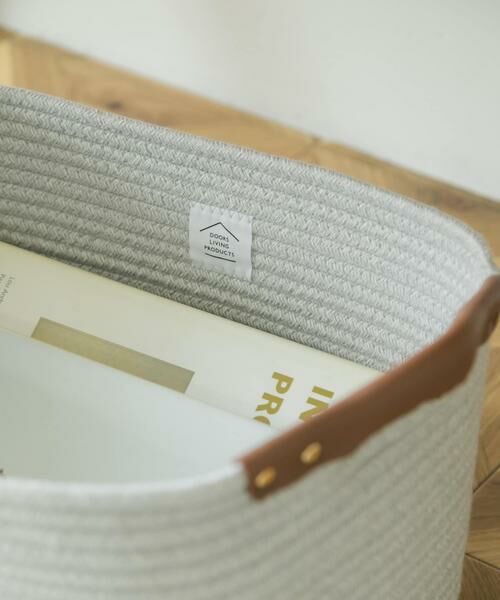 URBAN RESEARCH DOORS / アーバンリサーチ ドアーズ インテリア・インテリア雑貨 | DOORS LIVING PRODUCTS　コットンロープハンドルバスケットL | 詳細4
