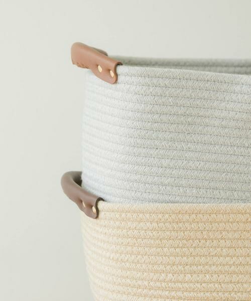 URBAN RESEARCH DOORS / アーバンリサーチ ドアーズ インテリア・インテリア雑貨 | DOORS LIVING PRODUCTS　コットンロープハンドルバスケットL | 詳細7