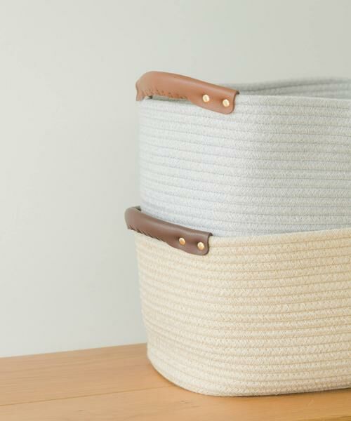 URBAN RESEARCH DOORS / アーバンリサーチ ドアーズ インテリア・インテリア雑貨 | DOORS LIVING PRODUCTS　コットンロープハンドルバスケットL | 詳細8