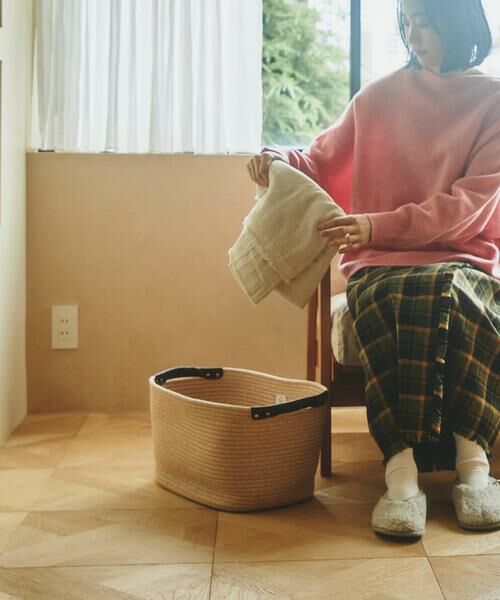 URBAN RESEARCH DOORS / アーバンリサーチ ドアーズ インテリア・インテリア雑貨 | DOORS LIVING PRODUCTS　コットンロープハンドルバスケットL | 詳細14