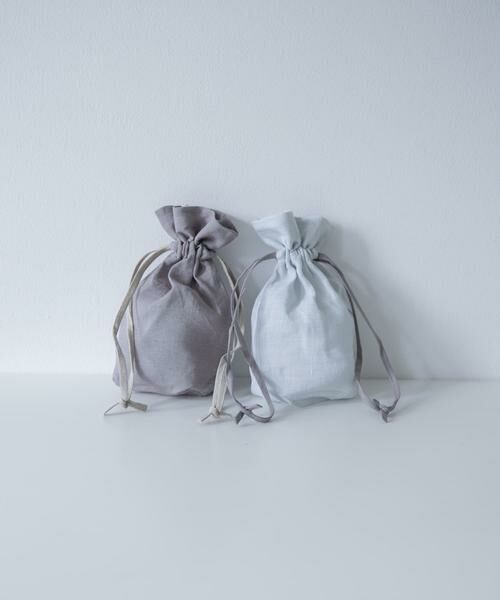 URBAN RESEARCH DOORS / アーバンリサーチ ドアーズ その他雑貨 | 『WEB限定』『別注』miiThaaii×DOORS　バイカラーリネン巾着S | 詳細7