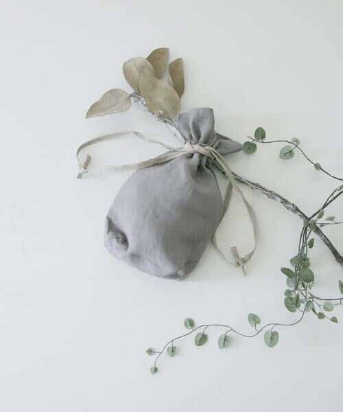 URBAN RESEARCH DOORS / アーバンリサーチ ドアーズ その他雑貨 | 『WEB限定』『別注』miiThaaii×DOORS　バイカラーリネン巾着S | 詳細11