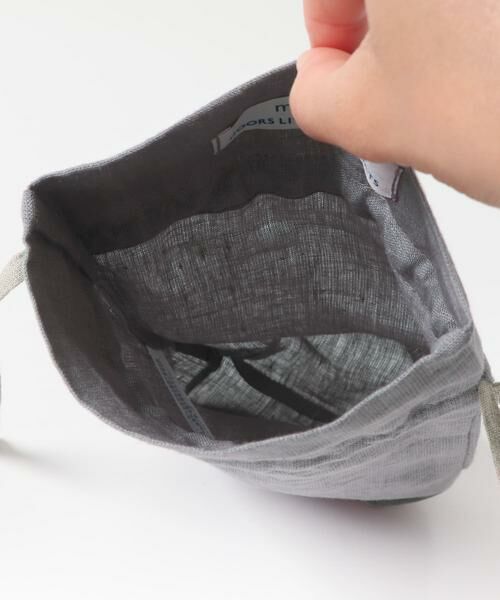 URBAN RESEARCH DOORS / アーバンリサーチ ドアーズ その他雑貨 | 『WEB限定』『別注』miiThaaii×DOORS　バイカラーリネン巾着S | 詳細23