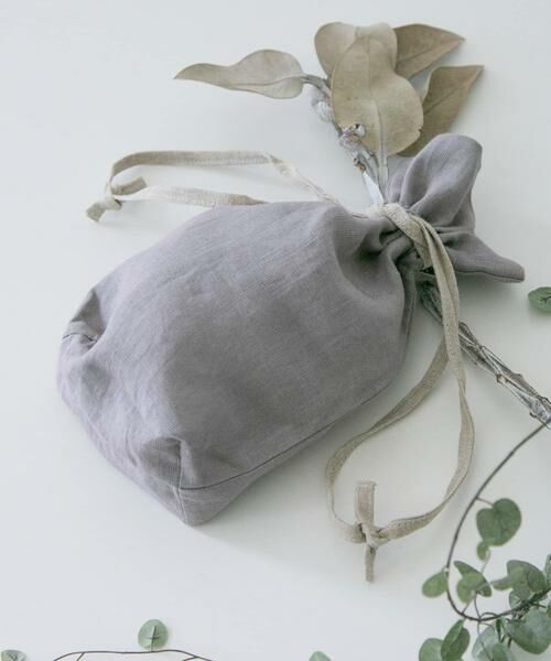 URBAN RESEARCH DOORS / アーバンリサーチ ドアーズ その他雑貨 | 『WEB限定』『別注』miiThaaii×DOORS　バイカラーリネン巾着S | 詳細12