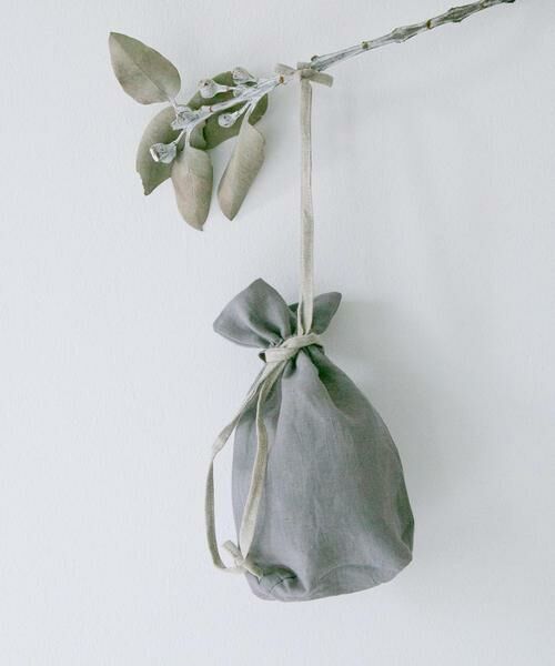 URBAN RESEARCH DOORS / アーバンリサーチ ドアーズ その他雑貨 | 『WEB限定』『別注』miiThaaii×DOORS　バイカラーリネン巾着S | 詳細14