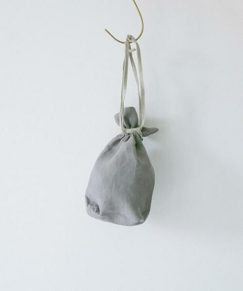 URBAN RESEARCH DOORS / アーバンリサーチ ドアーズ その他雑貨 | 『WEB限定』『別注』miiThaaii×DOORS　バイカラーリネン巾着S | 詳細15