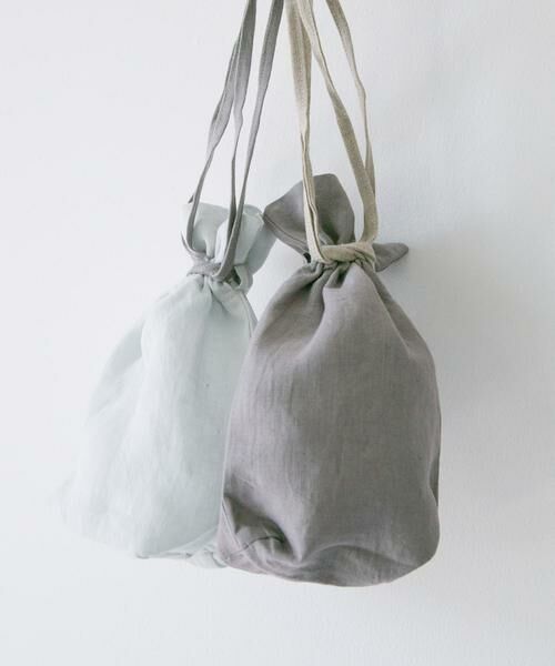 URBAN RESEARCH DOORS / アーバンリサーチ ドアーズ その他雑貨 | 『WEB限定』『別注』miiThaaii×DOORS　バイカラーリネン巾着S | 詳細18