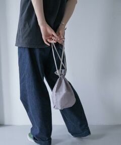 URBAN RESEARCH DOORS / アーバンリサーチ ドアーズ その他雑貨 | 『WEB限定』『別注』miiThaaii×DOORS　バイカラーリネン巾着M