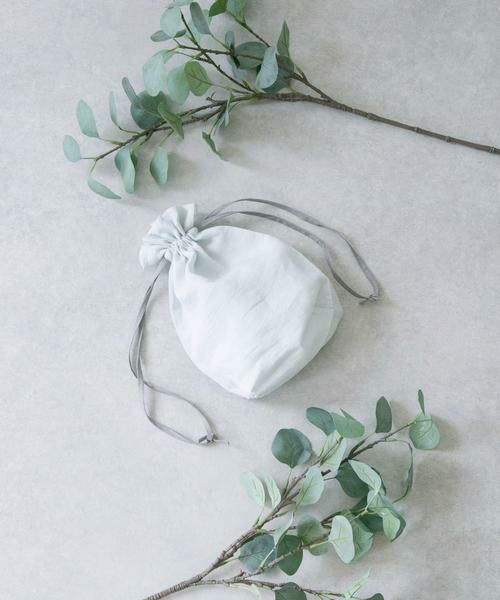 URBAN RESEARCH DOORS / アーバンリサーチ ドアーズ その他雑貨 | 『WEB限定』『別注』miiThaaii×DOORS　バイカラーリネン巾着M | 詳細4