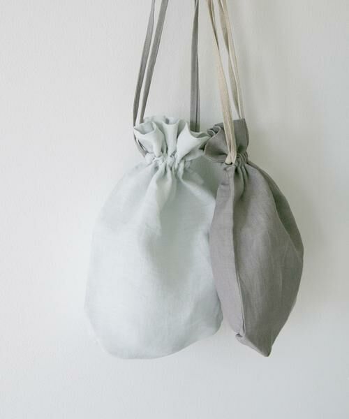 URBAN RESEARCH DOORS / アーバンリサーチ ドアーズ その他雑貨 | 『WEB限定』『別注』miiThaaii×DOORS　バイカラーリネン巾着M | 詳細23