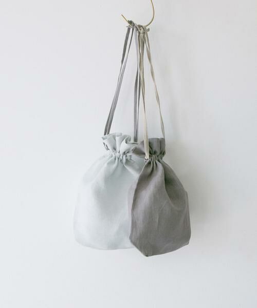 URBAN RESEARCH DOORS / アーバンリサーチ ドアーズ その他雑貨 | 『WEB限定』『別注』miiThaaii×DOORS　バイカラーリネン巾着M | 詳細24