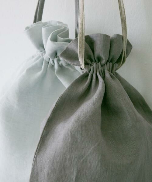 URBAN RESEARCH DOORS / アーバンリサーチ ドアーズ その他雑貨 | 『WEB限定』『別注』miiThaaii×DOORS　バイカラーリネン巾着M | 詳細25