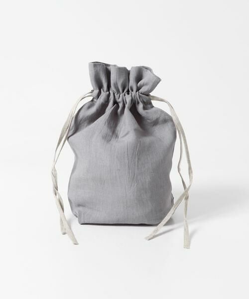 URBAN RESEARCH DOORS / アーバンリサーチ ドアーズ その他雑貨 | 『WEB限定』『別注』miiThaaii×DOORS　バイカラーリネン巾着M | 詳細26