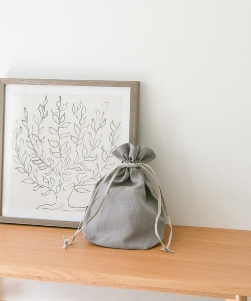 URBAN RESEARCH DOORS / アーバンリサーチ ドアーズ その他雑貨 | 『WEB限定』『別注』miiThaaii×DOORS　バイカラーリネン巾着M | 詳細16