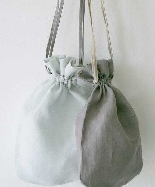 URBAN RESEARCH DOORS / アーバンリサーチ ドアーズ その他雑貨 | 『WEB限定』『別注』miiThaaii×DOORS　バイカラーリネン巾着M | 詳細22