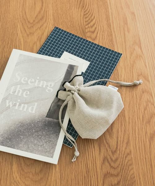 URBAN RESEARCH DOORS / アーバンリサーチ ドアーズ その他雑貨 | DOORS LIVING PRODUCTS　コットンリネンライン巾着SS | 詳細1