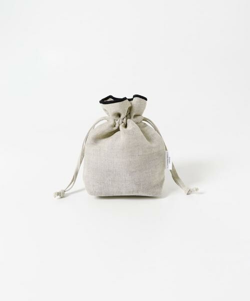 URBAN RESEARCH DOORS / アーバンリサーチ ドアーズ その他雑貨 | DOORS LIVING PRODUCTS　コットンリネンライン巾着SS | 詳細5