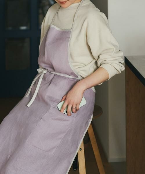URBAN RESEARCH DOORS / アーバンリサーチ ドアーズ キッチンツール | 『別注』fog linen work×DOORS　リネンパイピングエプロン | 詳細1