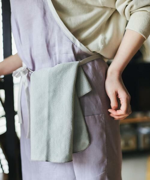 URBAN RESEARCH DOORS / アーバンリサーチ ドアーズ キッチンツール | 『別注』fog linen work×DOORS　リネンパイピングエプロン | 詳細4