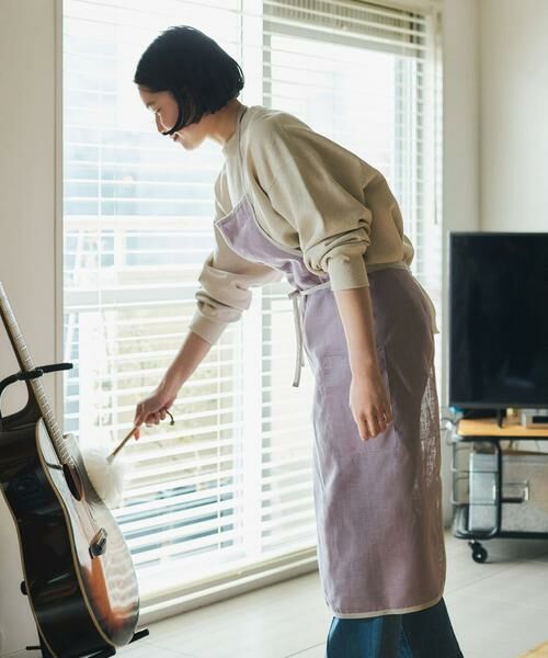 URBAN RESEARCH DOORS / アーバンリサーチ ドアーズ キッチンツール | 『別注』fog linen work×DOORS　リネンパイピングエプロン | 詳細5