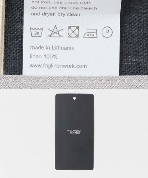 URBAN RESEARCH DOORS / アーバンリサーチ ドアーズ キッチンツール | 『別注』fog linen work×DOORS　リネンパイピングエプロン | 詳細17