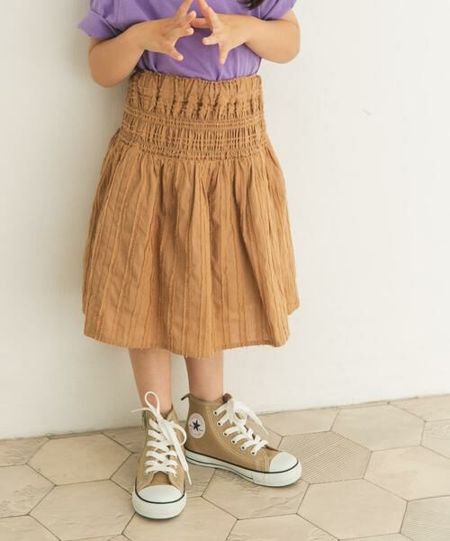URBAN RESEARCH DOORS / アーバンリサーチ ドアーズ パンツ | ドビーシャーリングスカート(KIDS) | 詳細2