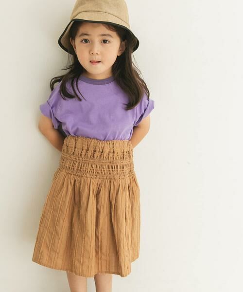 URBAN RESEARCH DOORS / アーバンリサーチ ドアーズ パンツ | ドビーシャーリングスカート(KIDS) | 詳細3