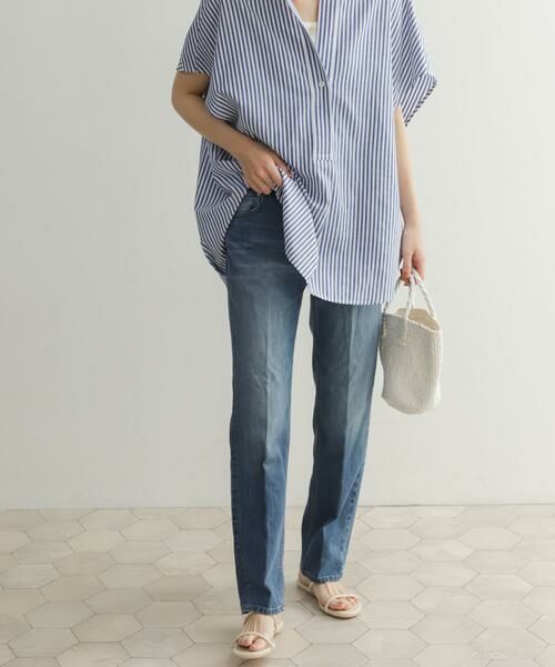 URBAN RESEARCH DOORS / アーバンリサーチ ドアーズ デニムパンツ | ハイライズデニムパンツ | 詳細8