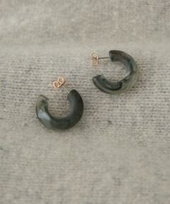 URBAN RESEARCH DOORS / アーバンリサーチ ドアーズ ピアス・イヤリング | マーブルミニフープピアス