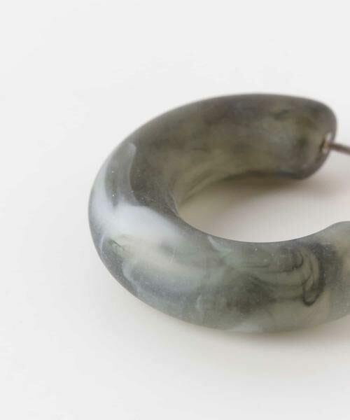 URBAN RESEARCH DOORS / アーバンリサーチ ドアーズ ピアス・イヤリング | マーブルミニフープピアス | 詳細2